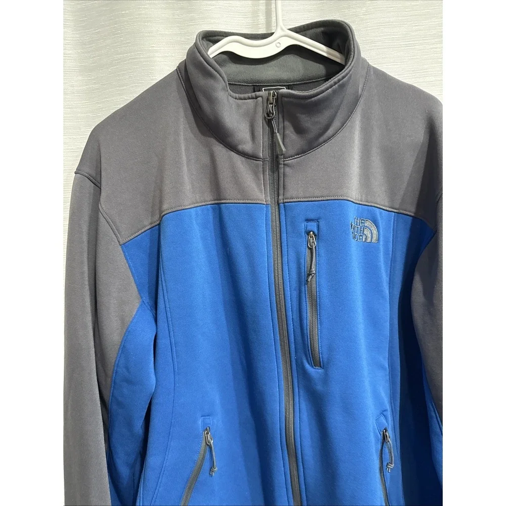 North Face Jacket Mens XL Long Sleeve Full Zip Outdoors Pockets Casual